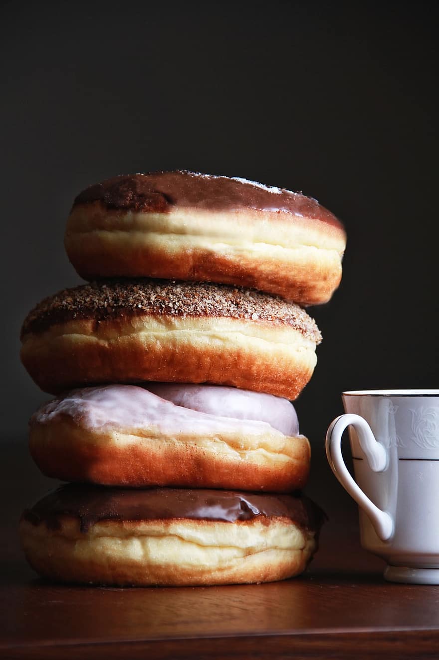 donuts topped with donuts